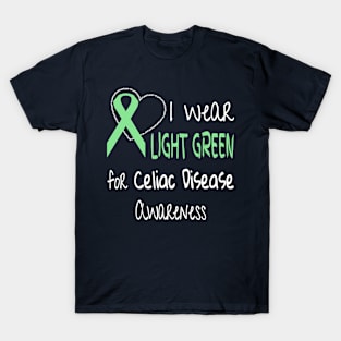 I Wear Light Green for Celiac Disease Awareness product T-Shirt